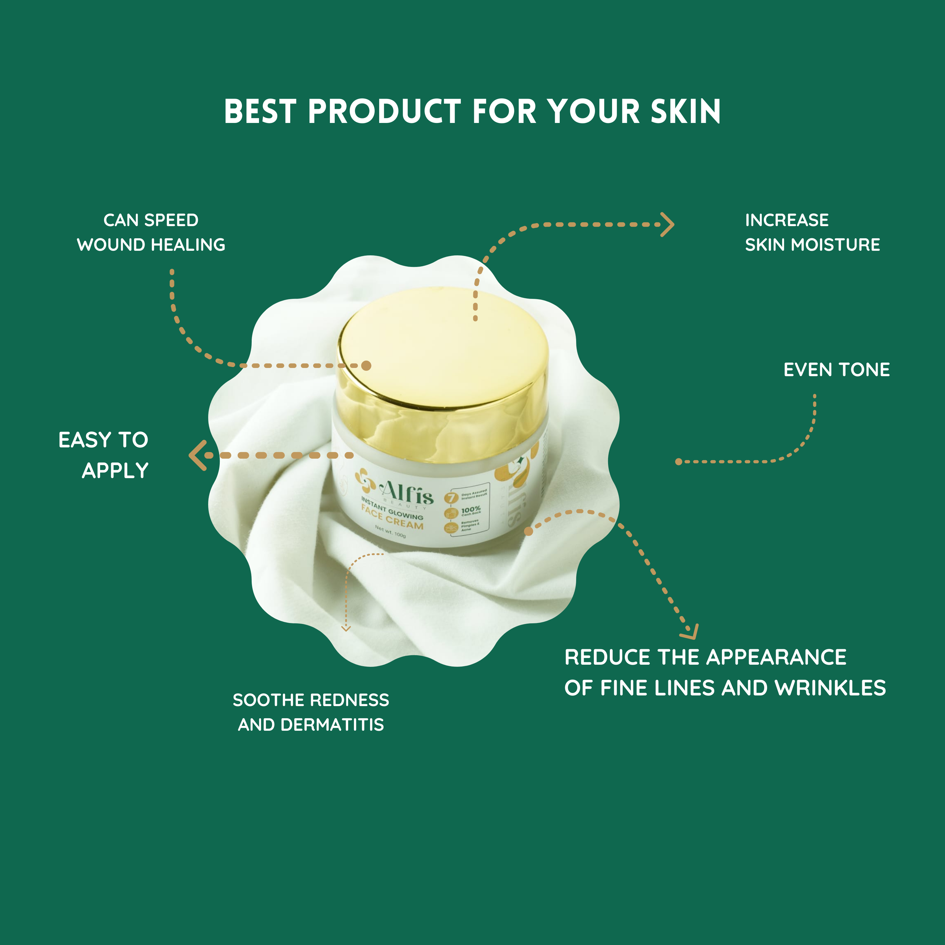 Alfis Beauty | Instant Glowing Cream | 35 G